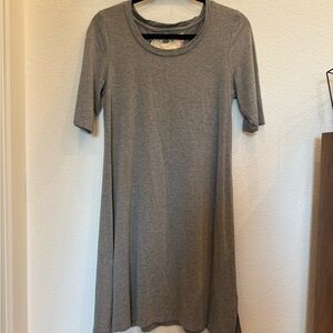 Cupio Heather Gray T-Shirt Dress